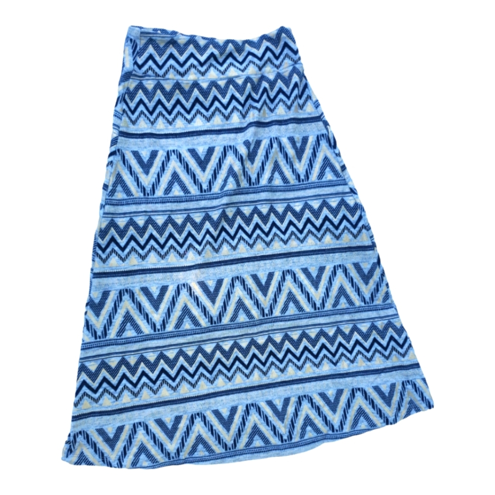 Amy Byer Girls Chevron Maxi Skirt Size Medium 10 - 12